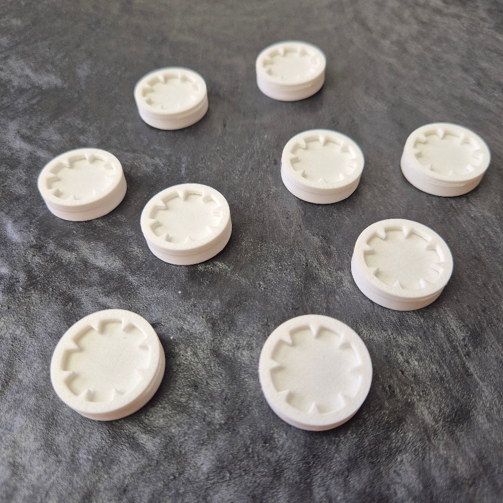 Exclusive reusable character tokens for TTRPG's like DND. An alternative for DND minis. Made from white PLA material